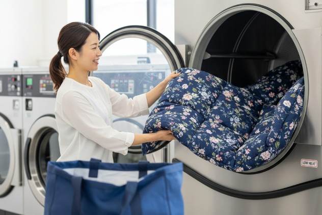 コインランドリー乾燥機の賢い使い方