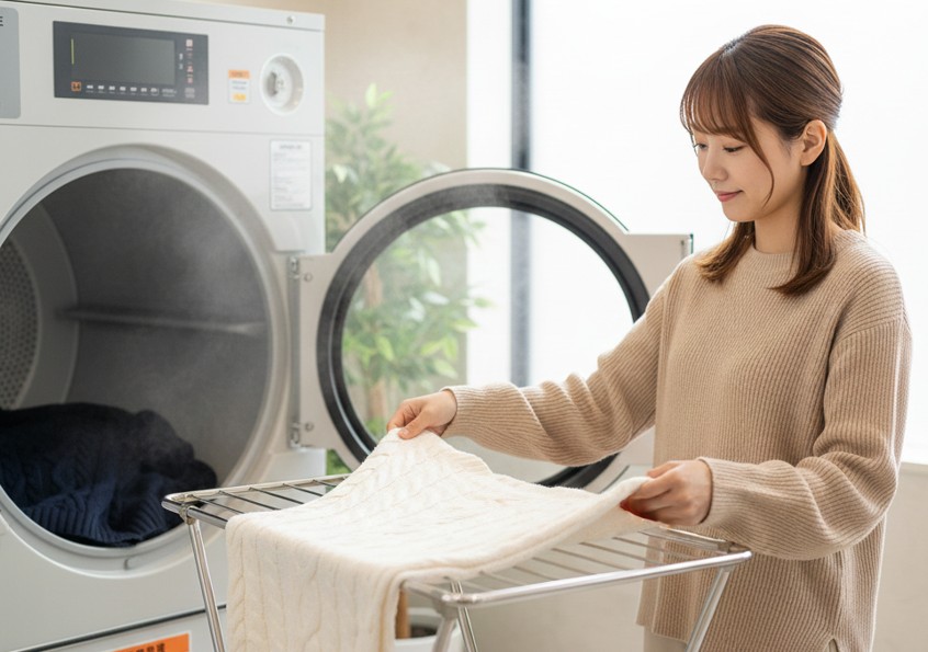 アクリルやウールなど素材別の対策