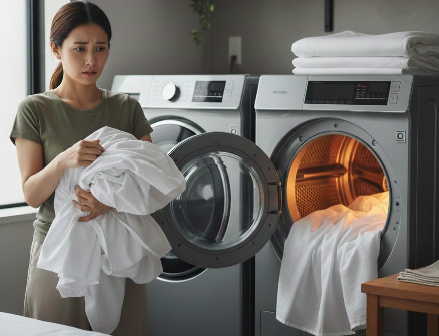 シーツに乾燥機はダメ？縮む理由やコインランドリーの活用法を解説
