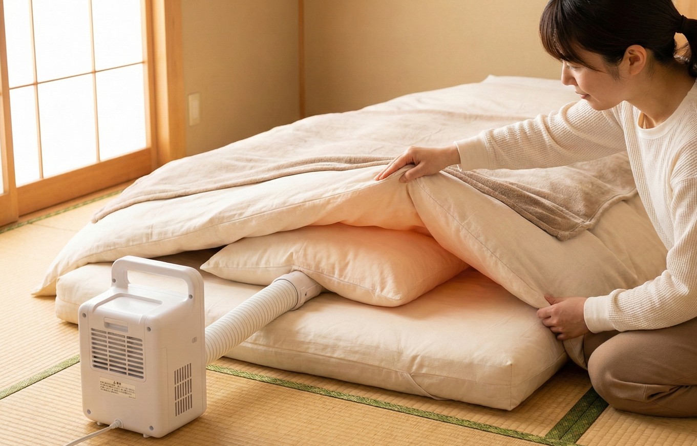 マットなし機種で温風を行き渡らせる使い方のコツ