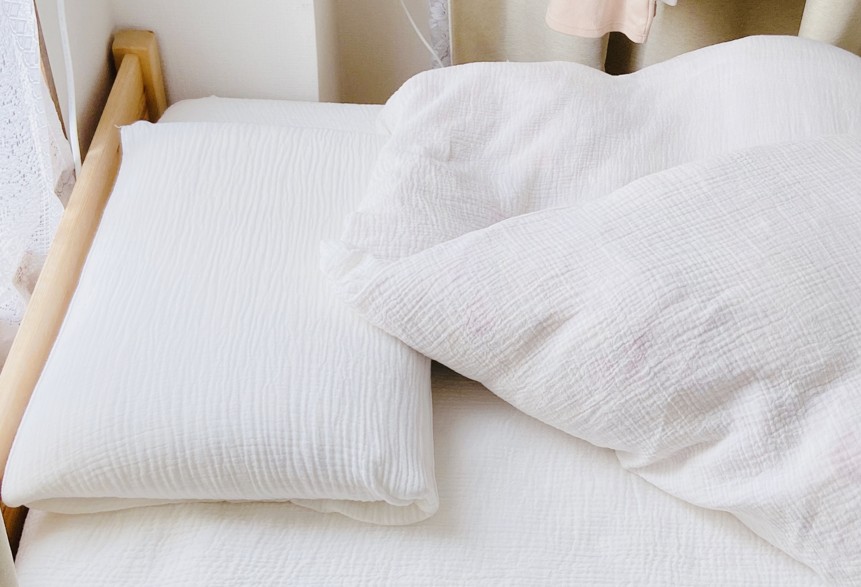 松並木のガーゼは乾燥機を使えるか検証