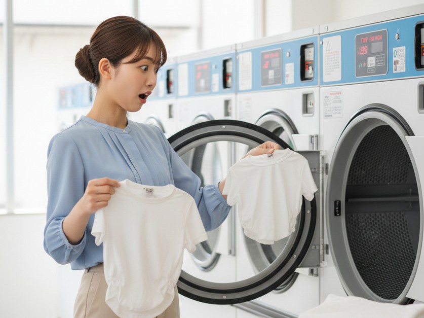 濡れたまま投入が衣類に与える縮みのリスク